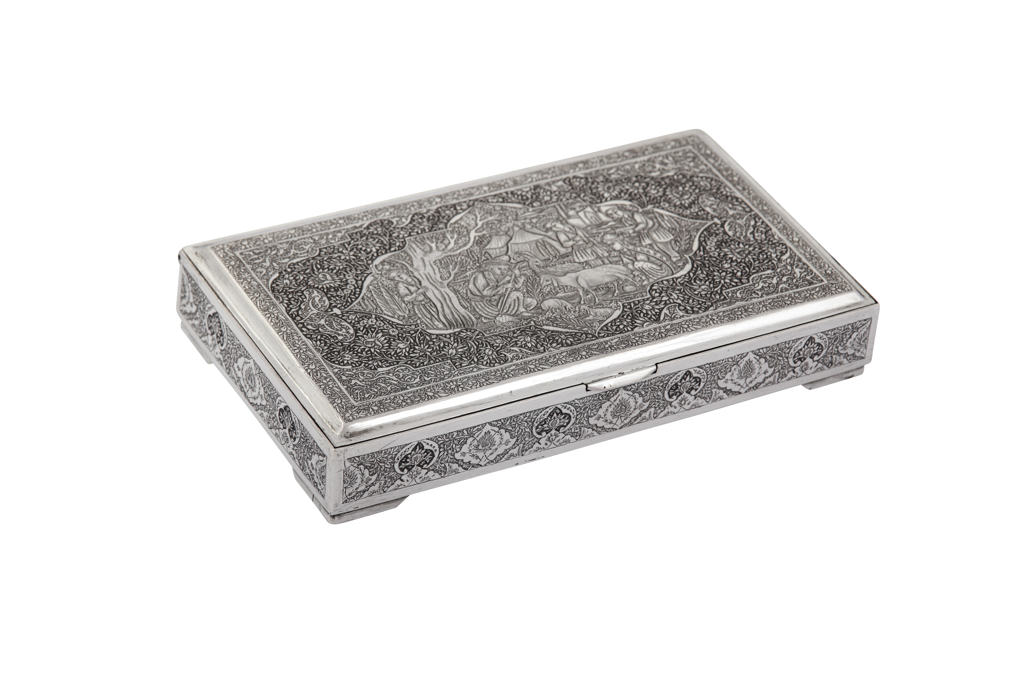 Lot 218 - A mid-20th century Iranian (Persian) silver