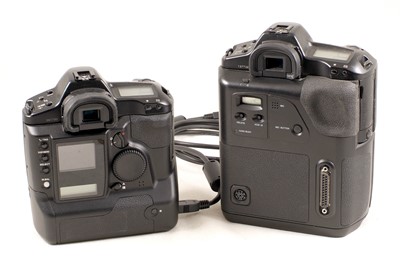 Lot 505 - Two Early Kokak/Canon EOS1n Digital SLRs for SPARES or REPAIR
