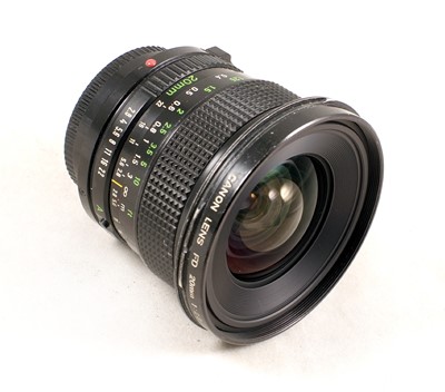 Lot 479 - Canon 20mm f2.8 & Other FD Lenses