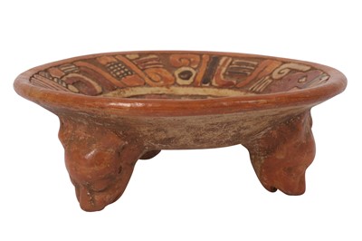Lot 59 - A PRE-COLUMBIAN MAYAN STYLE POTTERY CENSER