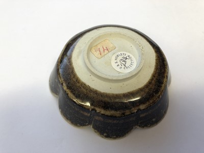 Lot 335 - A CHINESE OCTAGONAL LOBED DISH.
