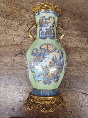 Lot 468 - A PAIR OF CHINESE BLUE AND WHITE 'LANDSCAPE' VASES.
