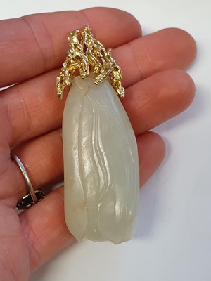 Lot 701 - A GROUP OF CHINESE JADE PENDANTS.