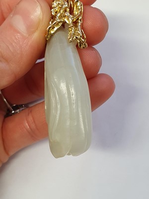 Lot 701 - A GROUP OF CHINESE JADE PENDANTS.