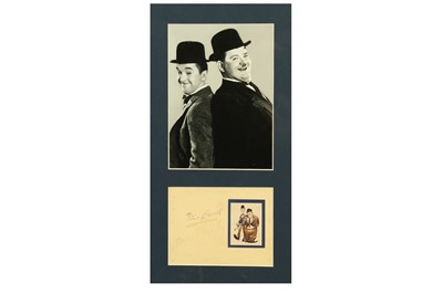 Lot 198 - Laurel (Stan) & Oliver Hardy