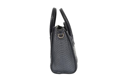 Lot 84 - Celine Blue Python Nano Luggage Bag