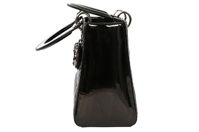 Lot 508 - Christian Dior Black Lady Dior Medium Bag