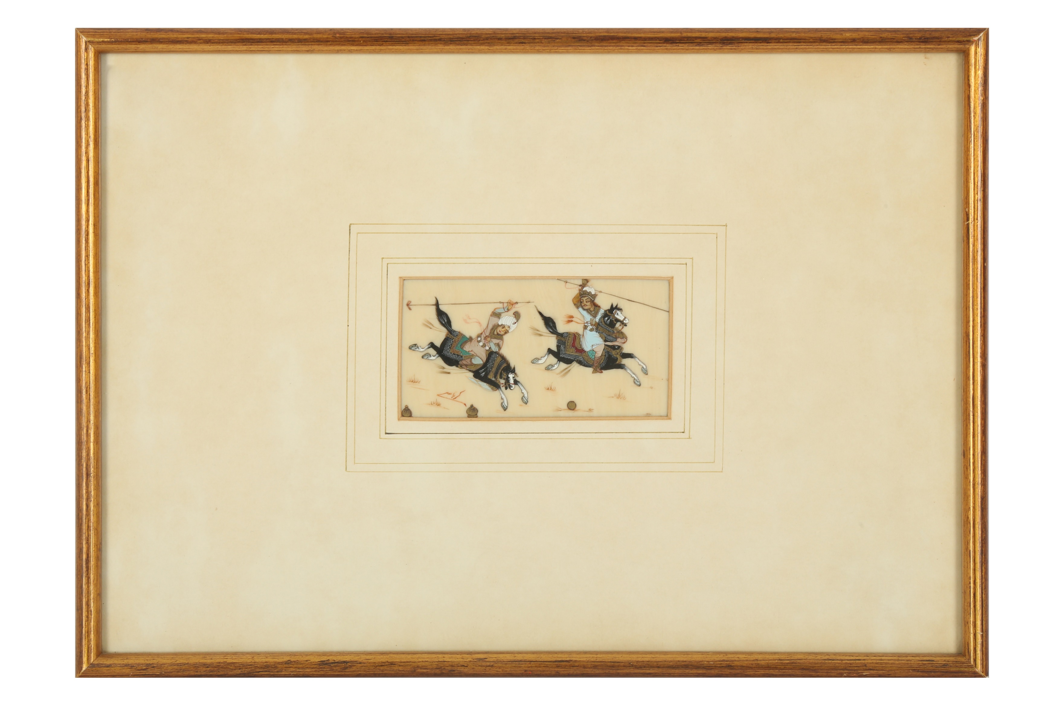 Lot 343 A Set Of Four Persian Miniatures