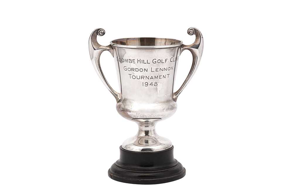 Lot 264 - An Edwardian sterling silver trophy cup, London 1909 by Horace Woodward & Co Ltd