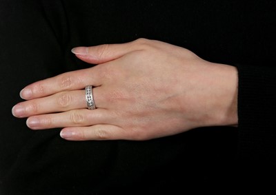 Lot 1204 - A diamond eternity ring