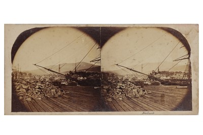 Lot 140 - An Early Stereocard View from Tasmania c.1860