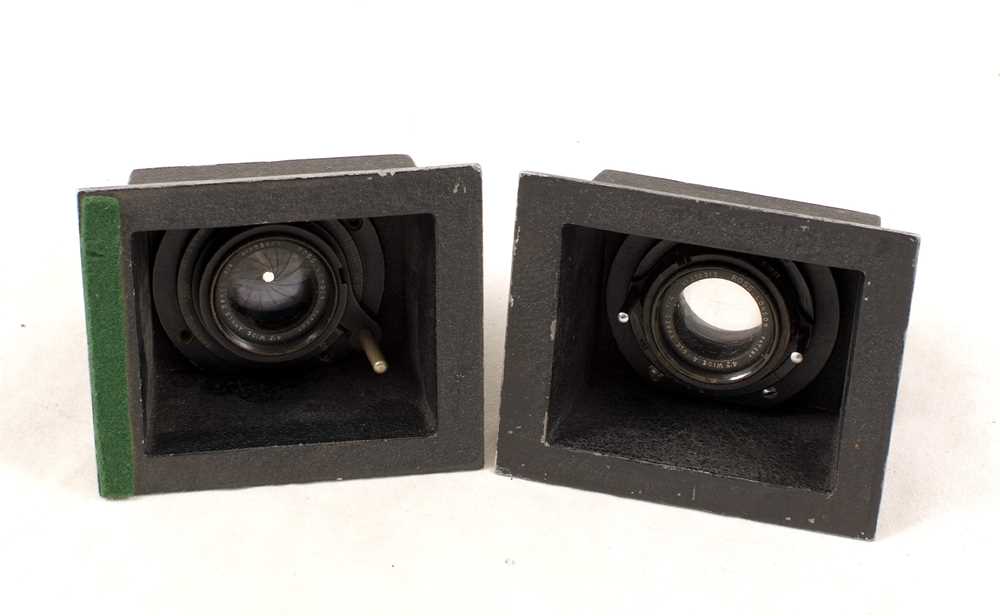 Lot 688 - Pair of Ross Xpres 4 inch Wide Angle lenses