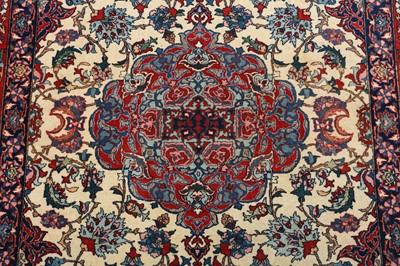 Lot 72 - A VERY FINE ISFAHAN RUG, CENTRAL PERSIA