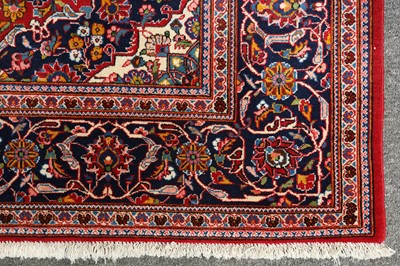 Lot 26 - A VERY FINE KASHAN RUG, CENTRAL PERSIA