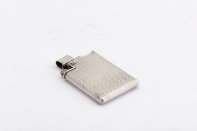 Lot 26 - A George VI sterling silver lighter, London 1947 by Asprey and Co