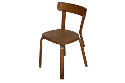 Lot 46 - ALVAR AALTO for ARTEK, FINLAND, (1898-1976): a set of three birch '69' chairs