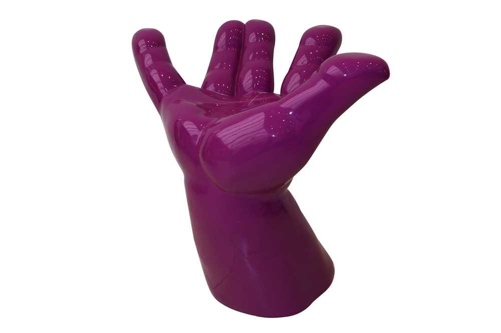 Purple cheap hand chair