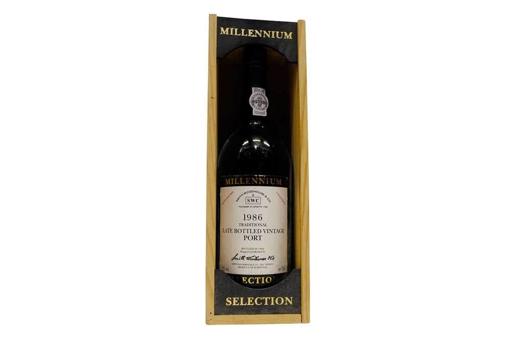 Lot 252 - Millennium, Smith Woodhouse & Co, Late bottled vintage port 1986