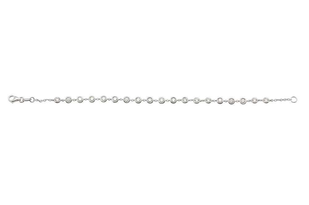 Lot 1261 - A diamond bracelet