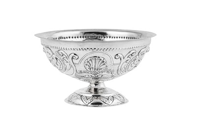 Lot 161 - A late 18th century Dutch silver sugar bowl, marks obscured, circa 1780