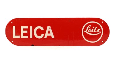 Lot 86 - A Home-Made Metal Leica Sign
