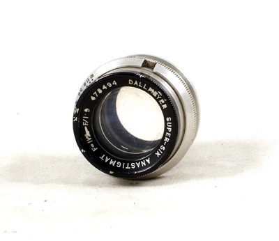 Lot 129 - Shackman Mk3 Auto Camera with Dallmeyer f1.9, 1 1/2" Super Six Lens.