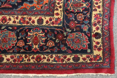 Lot 40 - A FINE MESHED CARPET, NORTH-EAST PERSIA
