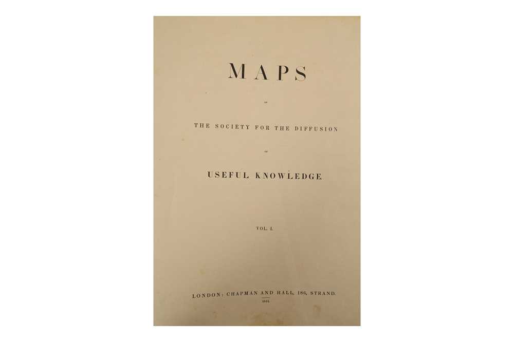 Lot 598 - [SDUK].- Maps of the Society for the Diffusion of Useful Knowledge
