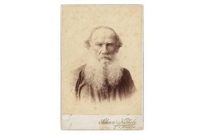 Lot 225 - Scherer, Nabholz & Co, (active 1863-1918), Leo Tolstoy cabinet card