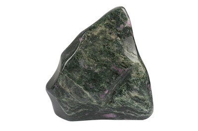 Lot 36 - A SOLID RUBY ZOISITE FREE FORM SPECIMEN