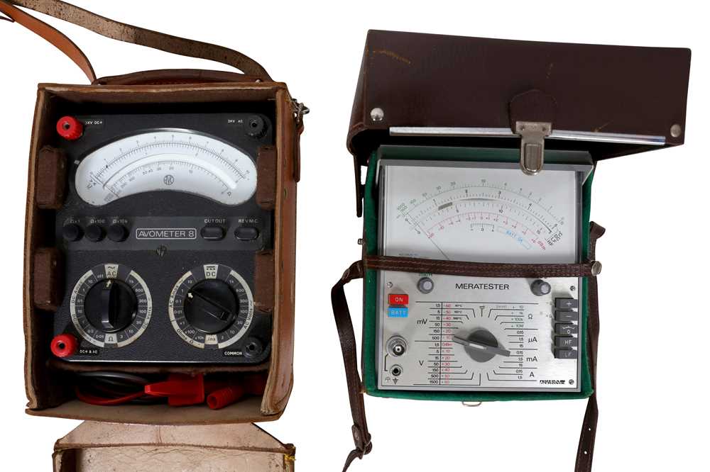 Lot 535 - A vintage multimeter and avometer, the Meratester made by Mera Tronik