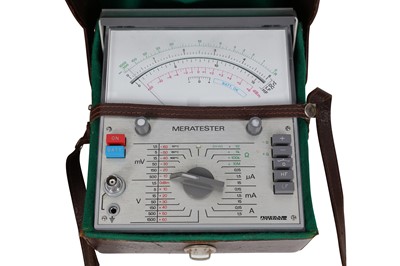 Lot 535 - A vintage multimeter and avometer, the Meratester made by Mera Tronik