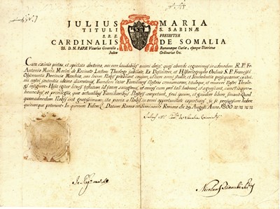 Lot 1693 - Cavazzi della Somaglia (Giulio Maria, Cardinal)