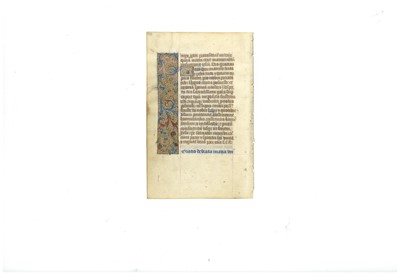 Lot 357 - Medieval Manuscript Leaves.