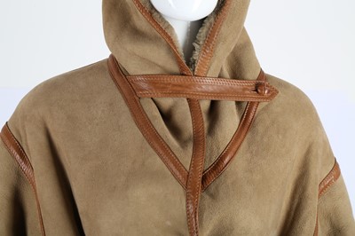 Lot 237 - Loewe Beige Lamb Shearling Coat - Size 42