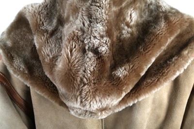 Lot 237 - Loewe Beige Lamb Shearling Coat - Size 42
