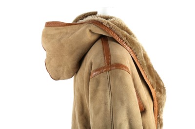 Lot 237 - Loewe Beige Lamb Shearling Coat - Size 42