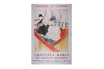 Lot 100 - Toulouse-Lautrec (Henri de) ‘La Grande Loge’, Gravures rares de Grands Maîtres