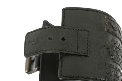 Lot 1325 - Yves Saint Laurent Leather Cuff Bracelet