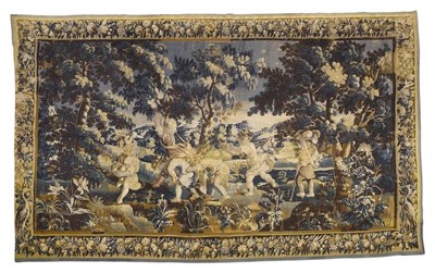 Lot 164 - A VERY LARGE 18TH CENTURY FRENCH AUBUSSON TAPESTRY