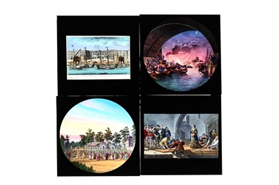 Lot 694 - A Collection of Coloured Slides Depicting Old London