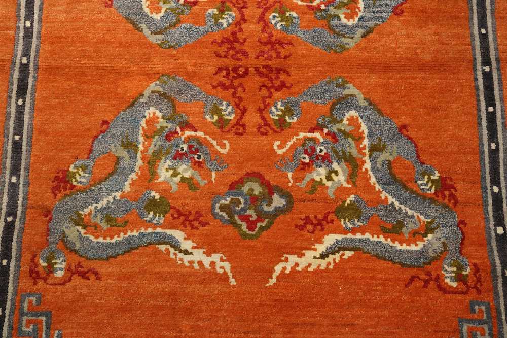 Lot 41 A FINE TIBETAN RUG