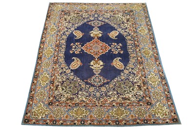 Lot 45 - AN EXTREMELY FINE SILK QUM RUG, CENTRAL PERSIA