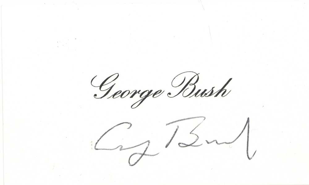 Lot 328 - Bush Sr (George)