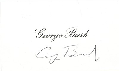 Lot 1650 - Bush Sr (George)