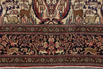 Lot 35 - A VERY FINE ISFAHAN PRAYER RUG, CENTRAL PERSIA