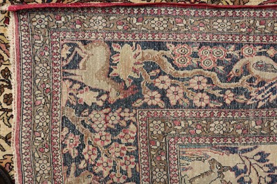 Lot 35 - A VERY FINE ISFAHAN PRAYER RUG, CENTRAL PERSIA