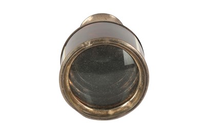 Lot 527 - A 19th century French silvered brass five drawer monocular spy glass by Gonichon