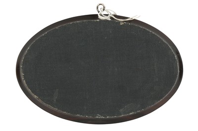 Lot 175 - FRENCH OVAL BRONZE PLAQUE, 19TH CENTURY