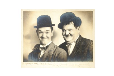 Lot 195 - Laurel (Stan) & Oliver Hardy